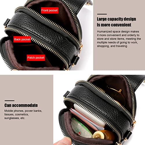 PALAY Small Crossbody Phone Bag for Women PU Leather Shoulder Bag, Classic Solid Color Women Purse Cross Body Bag, Practical Multi-Layer Zipper Pouch PALAY Small Crossbody Phone Bag for Women PU Leather Shoulder Bag, Classic Solid Color Women Purse Cross Body Bag, Practical Multi-Layer Zipper Pouch